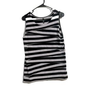 Massini Monochrome Striped Top